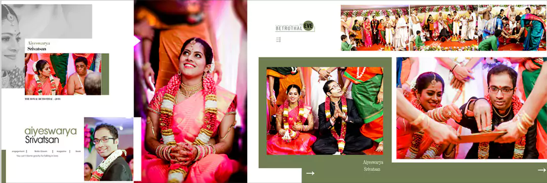 south wedding albums psd